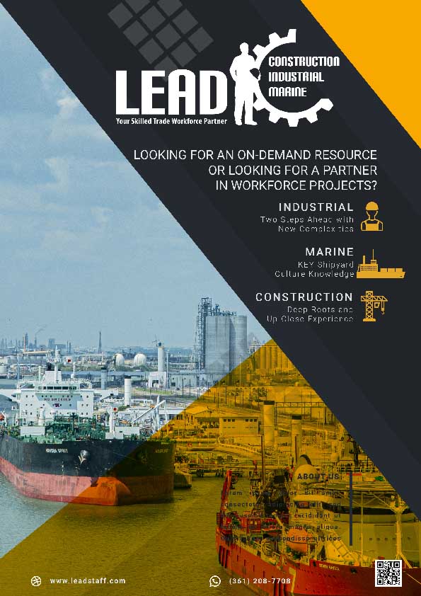 lead industrial staffing flyer for industry