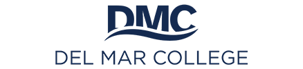 logo for del mar college in corpus christi, texas
