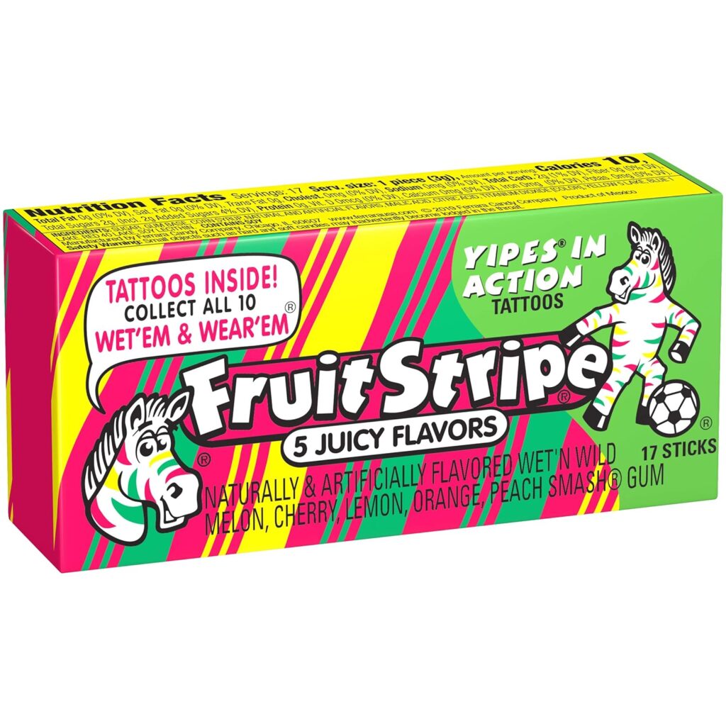 package of Fruit Stripe Gum