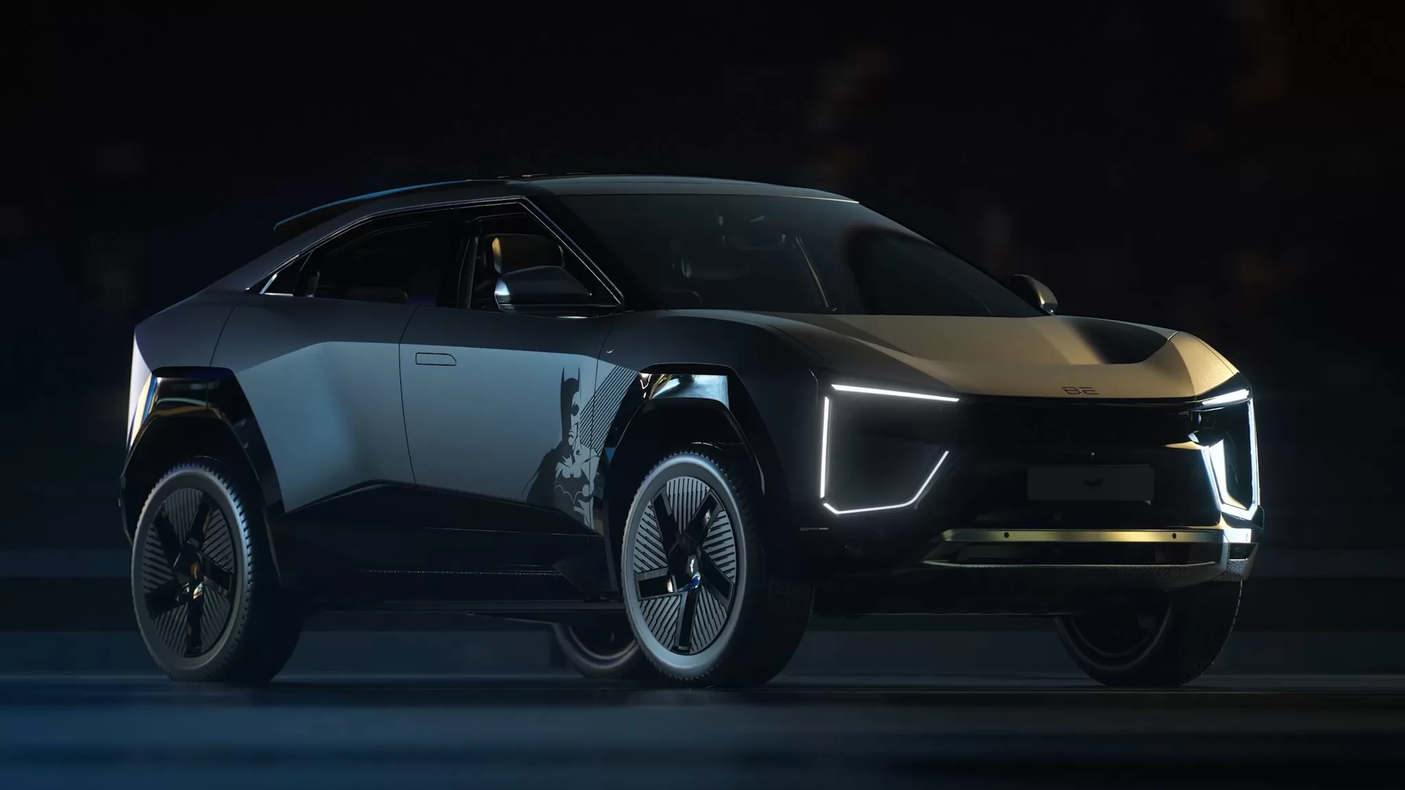 Image of the Mahindra BE 6 Batman Edition SUV