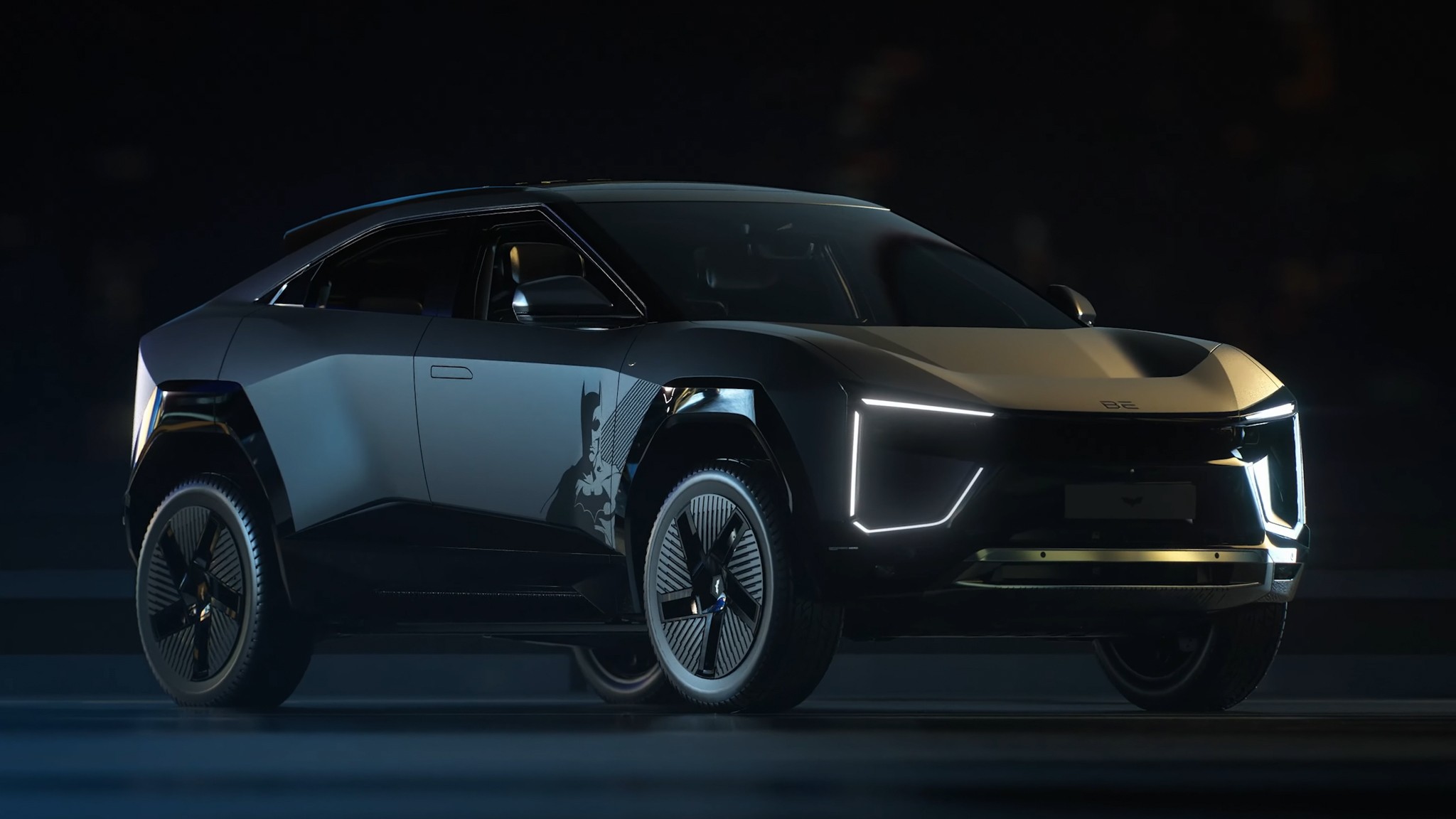 Image of the Mahindra BE 6 Batman Edition SUV